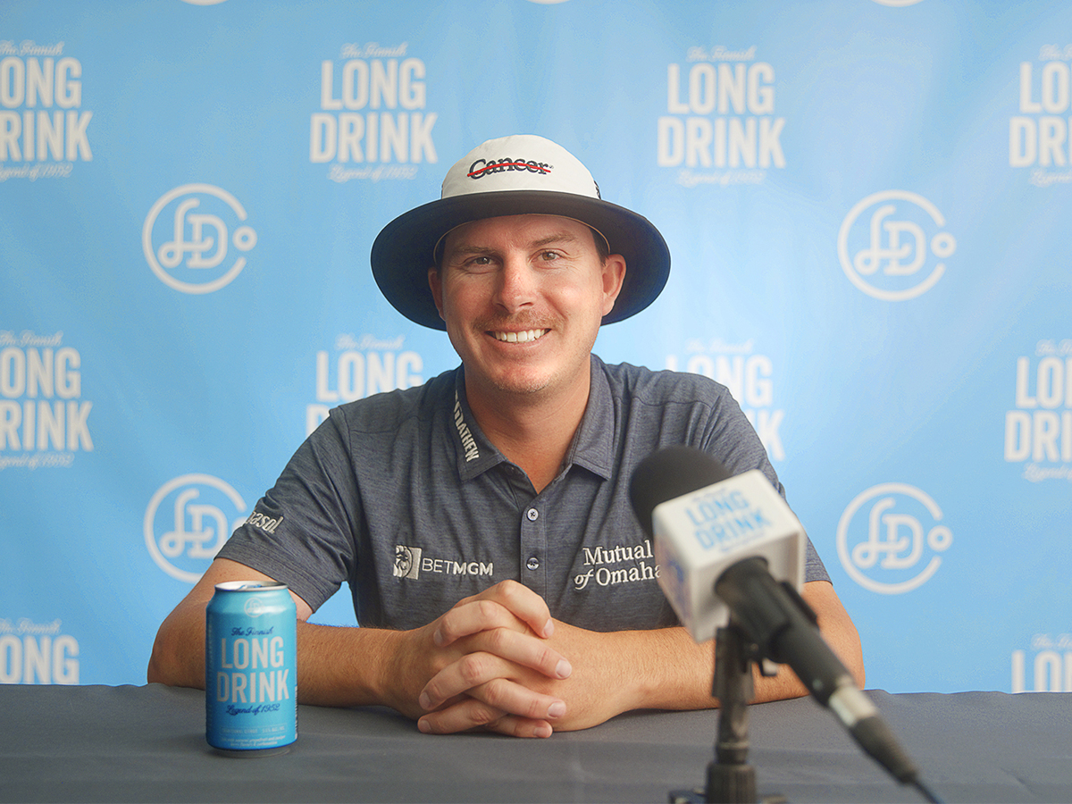 Why You Should Post a Picture of Yourself Drinking The Long Drink in Your Underwear, According to Pro Golfer Joel Dahmen